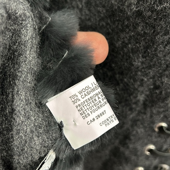 Cashmere Wool Blend Large Fringe Scarf Wrap - Picture 13 of 16